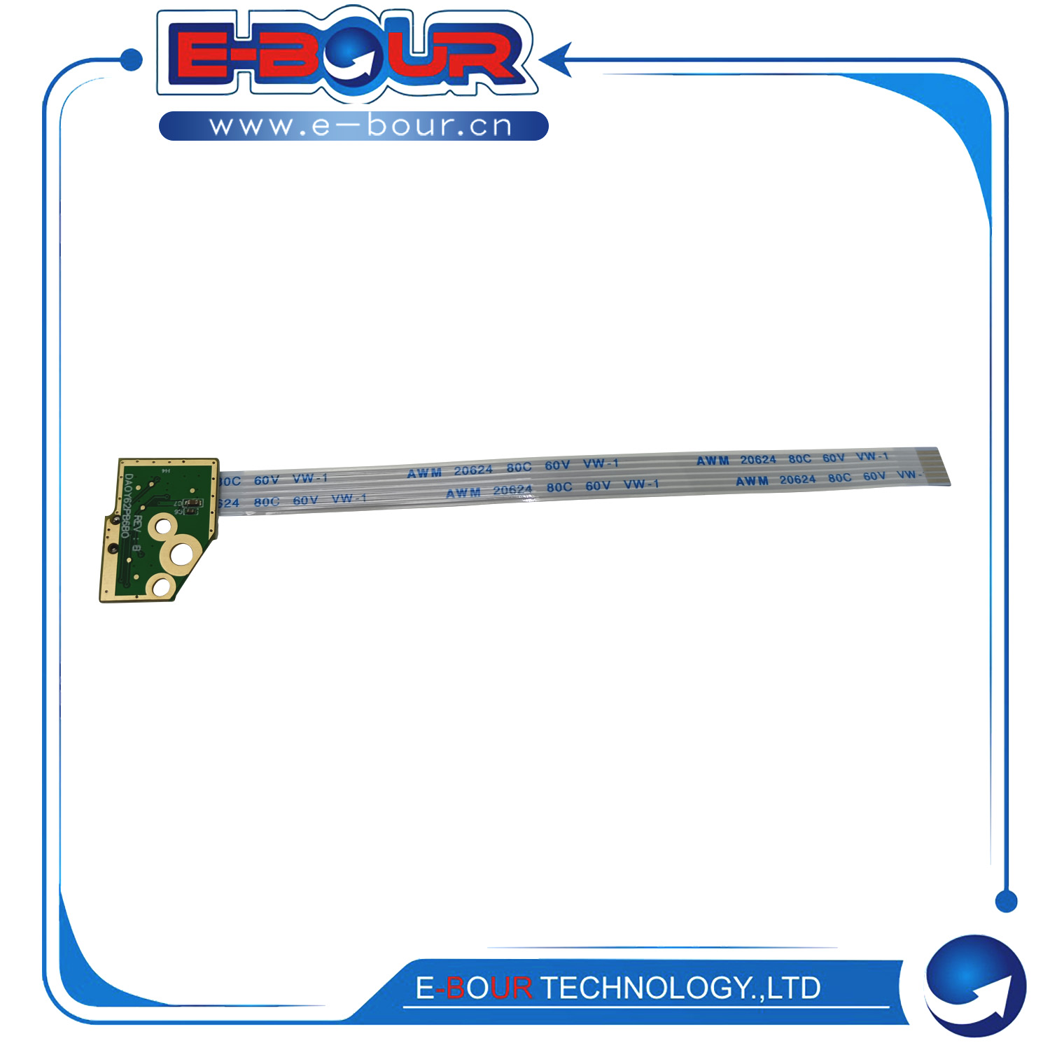 For HP Envy 15-U 15-U011DX DA0Y62PB6B0 32Y62PB0000 768009-001 Laptop Power Button Board
